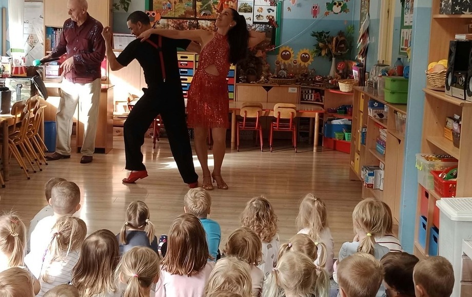 Warsztaty tańca w przedszkolu w Zgierzu